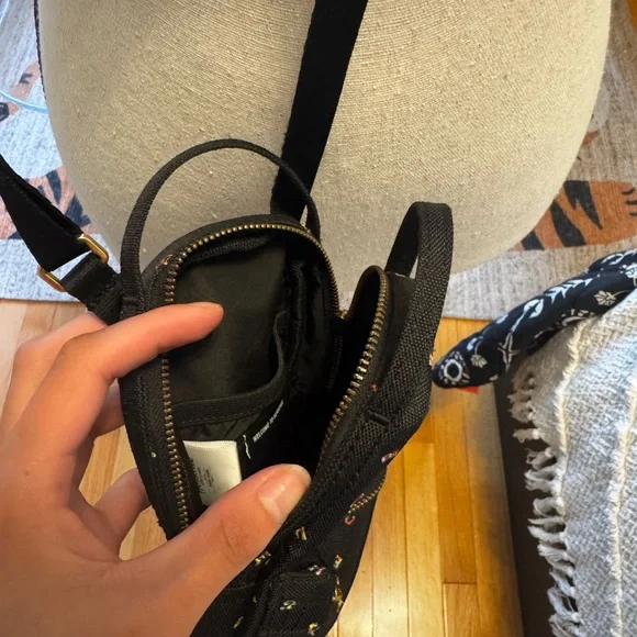 Herschel Supply Company Black Crossbody Bag with Multicolor Accents - Picture 3 of 3